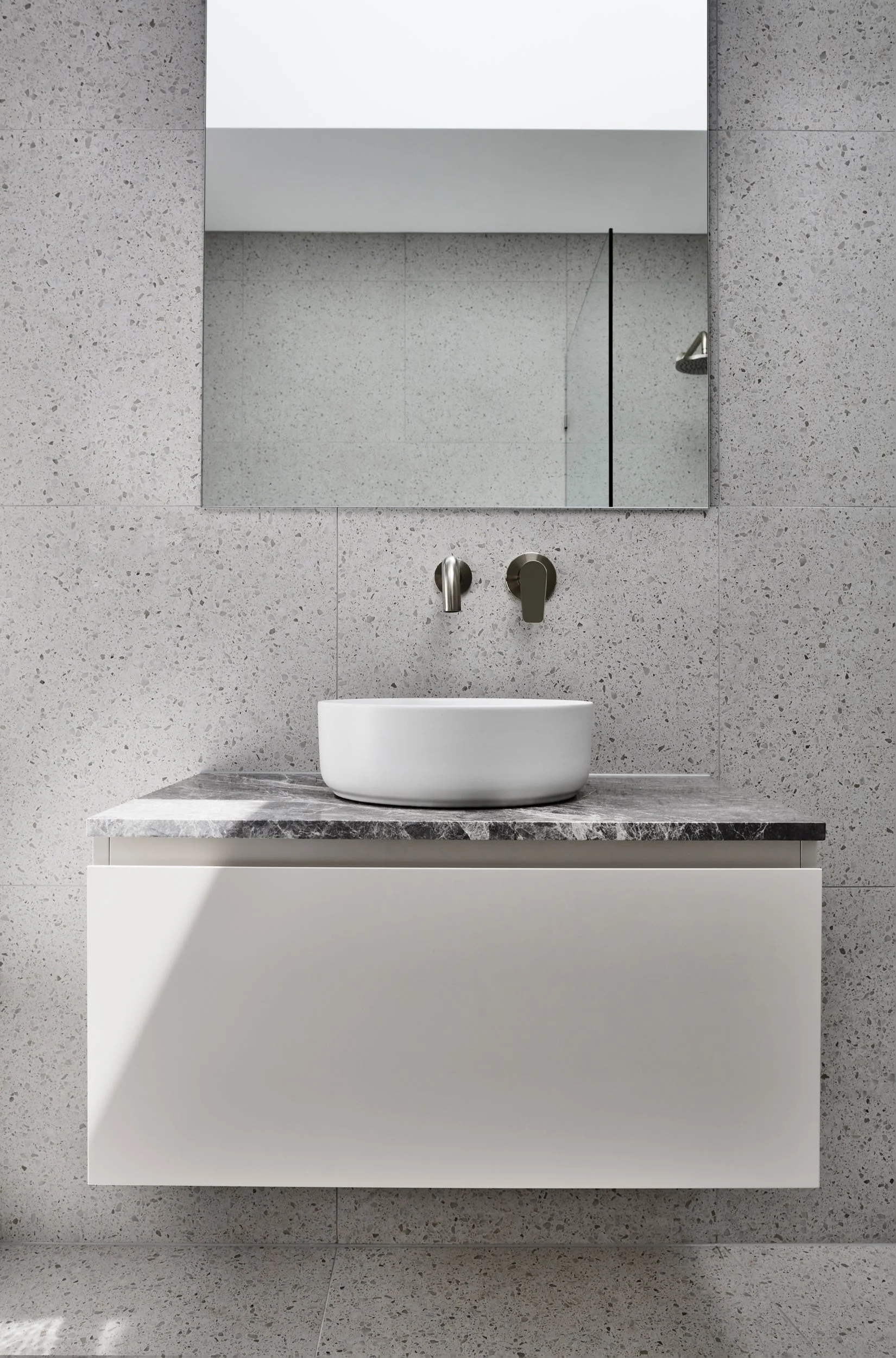 Round Wall Mixer Paddle Handle Trim Kit (In-wall Body Not Included) - PVD Brushed Nickel - Image 5