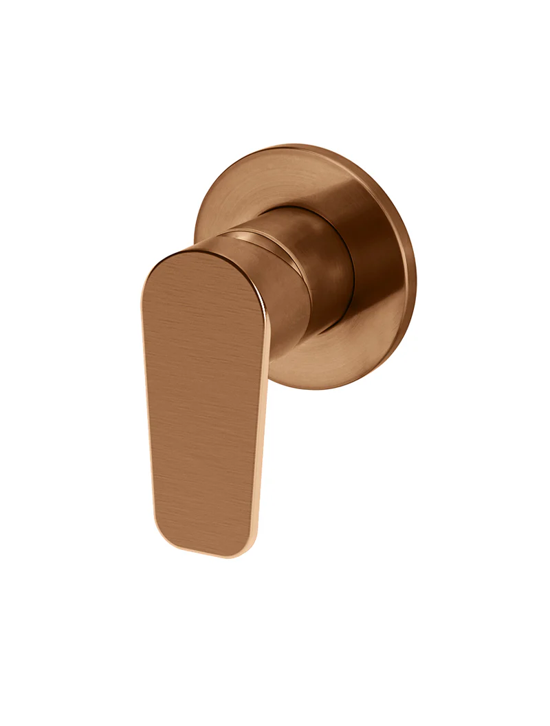 Round Wall Mixer Paddle Handle Trim Kit (In-wall Body Not Included) - Lustre Bronze - Image 6
