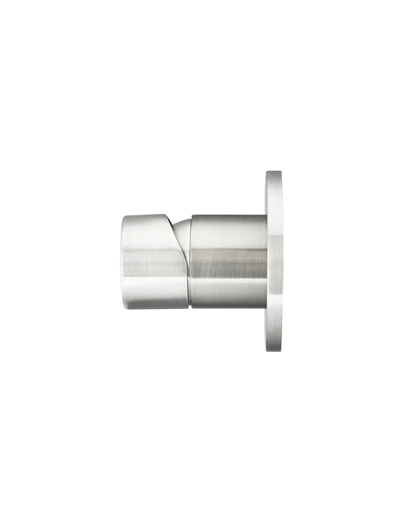 Round Wall Mixer Pinless Handle Trim Kit (In-wall Body Not Included) - PVD Brushed Nickel - Image 2