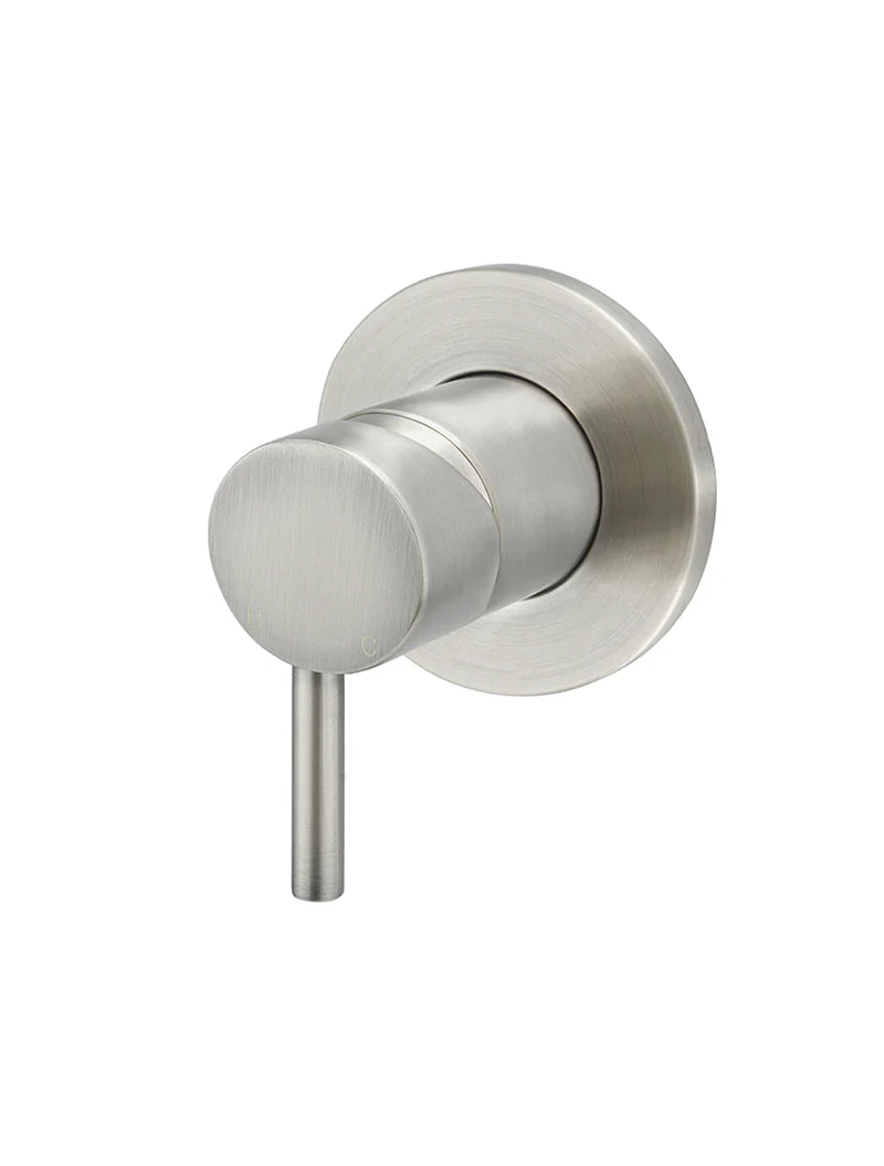 Round Wall Mixer Short Pin lever Trim Kit (In-wall Body Not Included) - PVD Brushed Nickel - Image 6