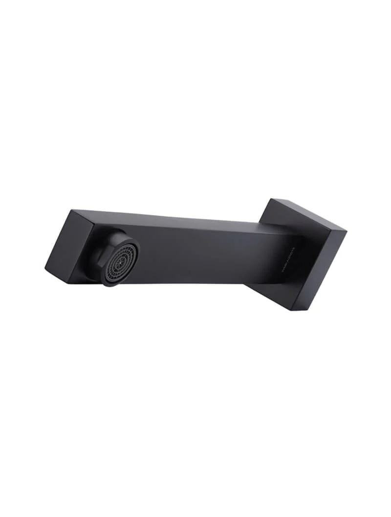 Square Wall Spout - Matte Black - Image 3